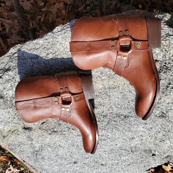 Frye Billy Short Harness Boots Size 10 - Picture 8 of 16